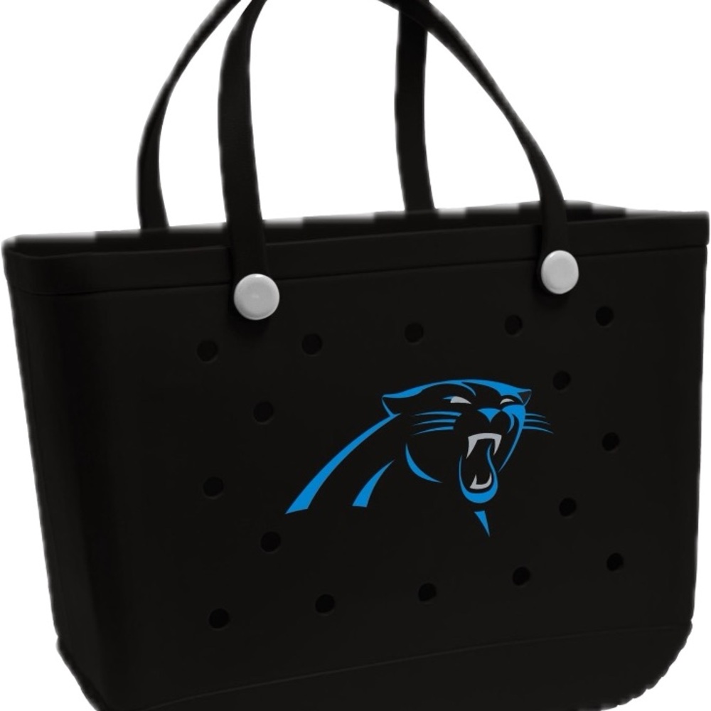 NFL Black Bag with Blue Panther Logo